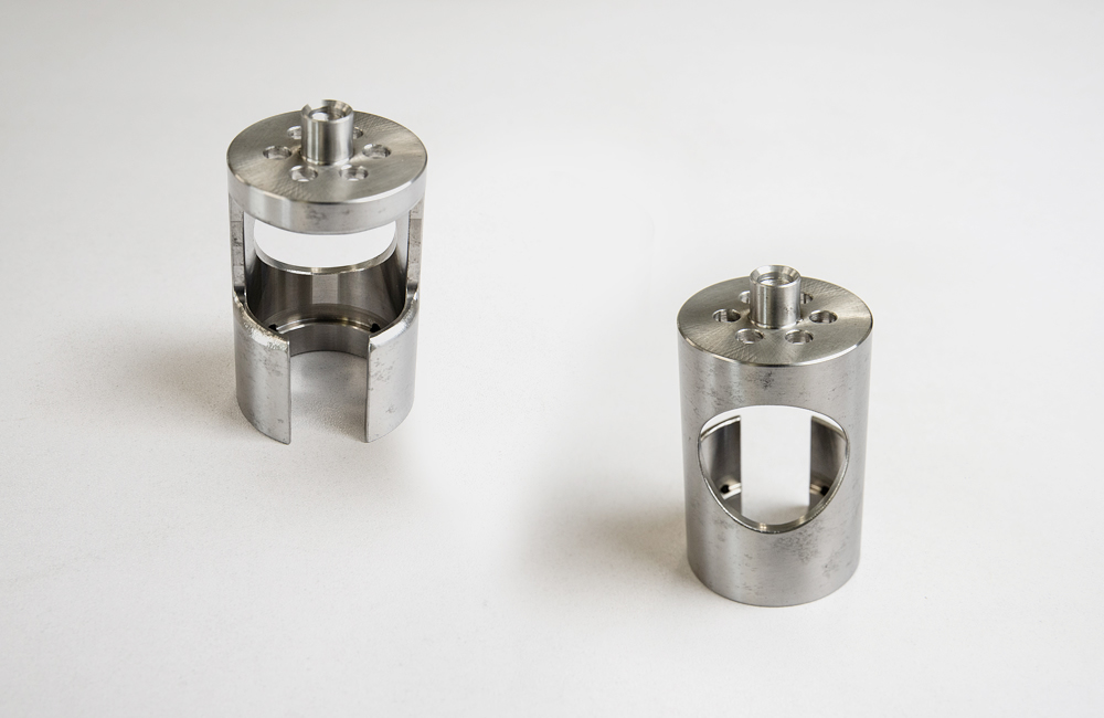 ロボットのシャフトケース 機械加工