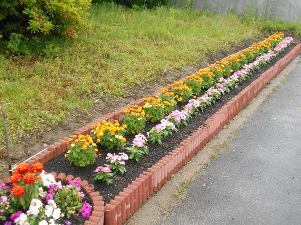 愛西工場に花壇が完成しました。明るい雰囲気になりました。