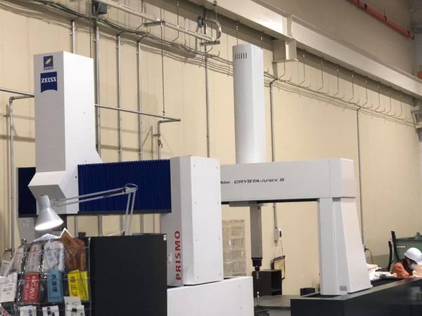 大物加工機に合わせワークを測定