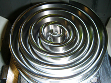 超硬ソリッド刃物による溝加工 チタン合金の切削加工